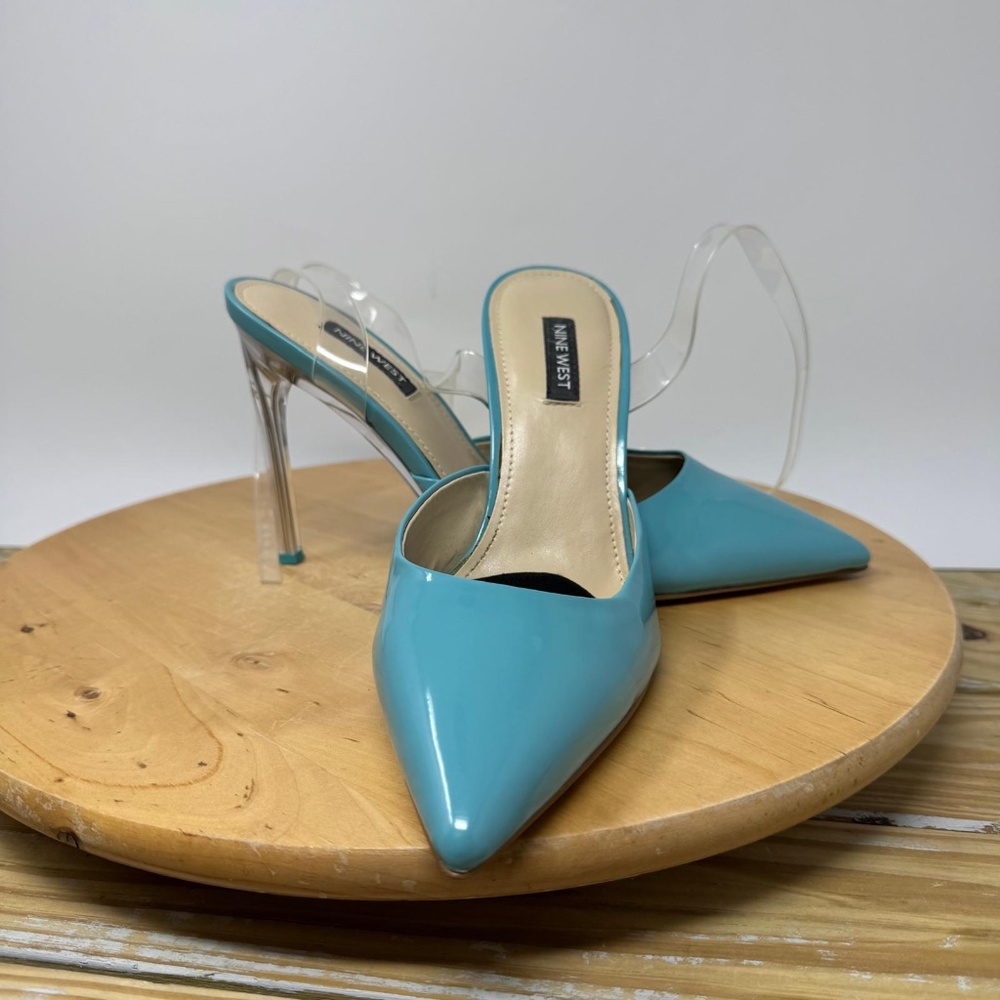 Turquoise Nine West Heels